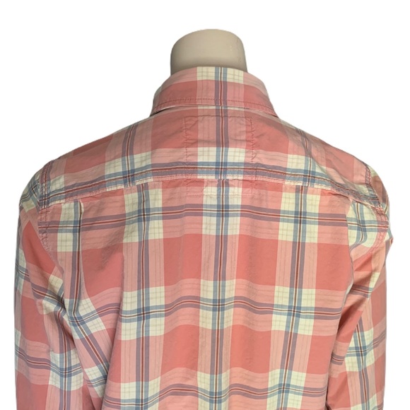 3/$30 - Hollister Pink Plaid Shirt Size Large - Picture 7 of 13